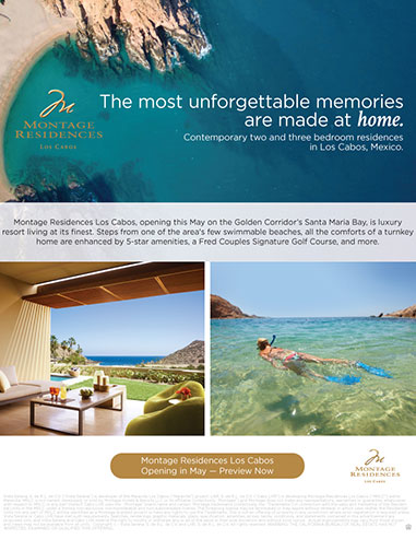 Montage Residences Los Cabos Ads