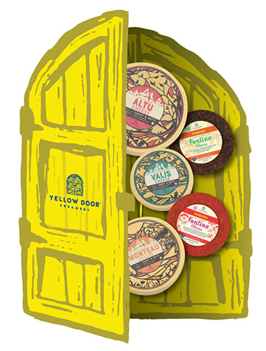 Yellow Door Creamery Tradeshow Prop