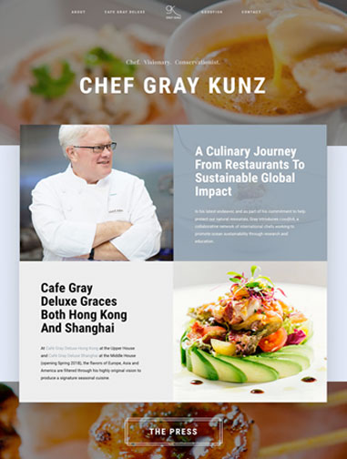 Gray Kunz Website